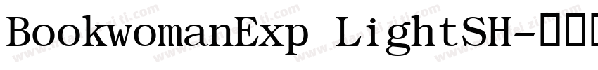 BookwomanExp LightSH字体转换